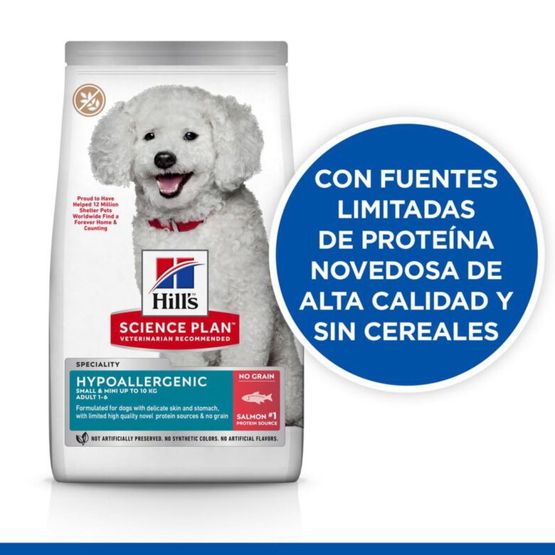 Hill’s Science Plan Hipoalergénico Small & Mini Salmón pienso para perros, , large image number null